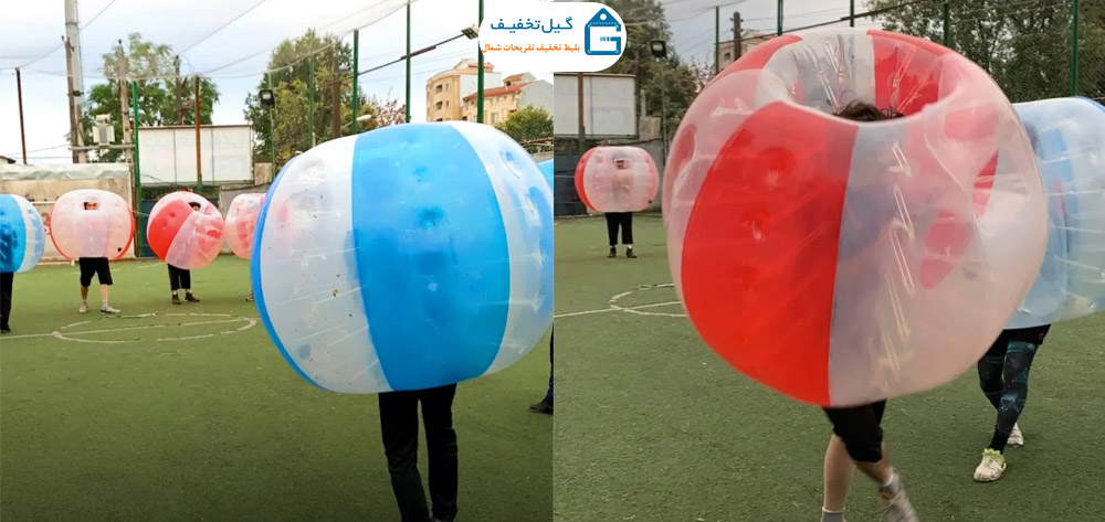 فوتبال حبابی در رشت